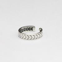 Bague en argent , Argent sterling 925, Finition antique, bijoux de mode & pour femme, 5mm, Vendu par PC