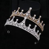 Bridal Tiaras, Zinc Alloy, fashion jewelry & for woman & with rhinestone Inner Approx 140mm 