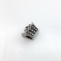 Stainless Steel Beads, 304 Stainless Steel & DIY & blacken, original color 