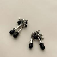 Acrylic Drop Earring, Zinc Alloy, with Acrylic, fashion jewelry 