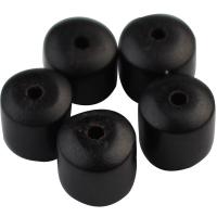 Original Wood Beads, Black Sandalwood, polished, DIY 