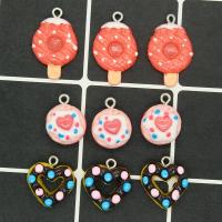 Imitation Food Resin Pendants, epoxy gel, DIY Approx 