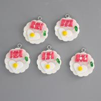 Imitation Food Resin Pendants, epoxy gel, DIY, mixed colors Approx 