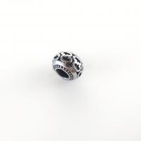 304ステンレススチール スペーサービーズ, 楕円, DIY & 黒くする, オリジナルカラー 穴:約 5.5mm, 売り手 パソコン