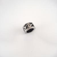 304 Stainless Steel Spacer Bead, Donut, DIY & blacken, original color Approx 9mm 