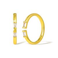 Cubic Zirconia Micro Pave Brass Finger Ring, real gold plated, micro pave cubic zirconia & for woman 