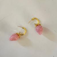 Acrylic Drop Earring, Zinc Alloy, with Acrylic, fashion jewelry 