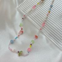 Acrylic Necklace, Zinc Alloy, with Acrylic, fashion jewelry 