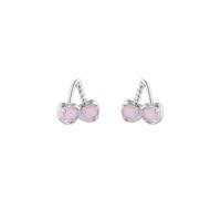 Pendientes Gota de Cristal, con aleación de zinc, chapado, diferentes estilos para la opción & para mujer & con diamantes de imitación, 17-20mm, Vendido por Par