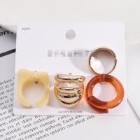 Ring paar, Zinklegierung, mit Harz, Modeschmuck & verschiedene Größen vorhanden & für Frau, verkauft von setzen