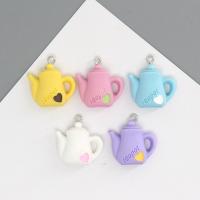 Resin Jewelry Pendant, Teapot, epoxy gel, DIY Approx 