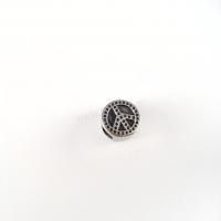 304 Stainless Steel Spacer Bead, Flat Round, DIY & blacken, original color Approx 5mm 