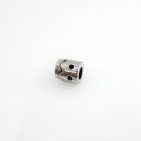 304 Stainless Steel Spacer Bead & DIY & blacken, original color 