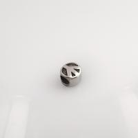 304 Stainless Steel Spacer Bead, DIY & blacken, original color 