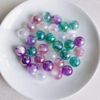 Plating Acrylic Beads, Round, DIY 16mm 