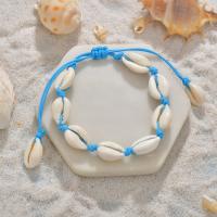 Shell de agua dulce de la pulsera, Nácar, con Poliéster, Joyería, más colores para la opción, Vendido por UD