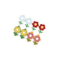 Zink Legierung Emaille Anhänger , Zinklegierung, Blume, Spritzlackierung, DIY, keine, 14x23mm, ca. 100PCs/Tasche, verkauft von Tasche