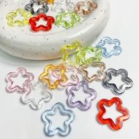 Acryl Schmuck Perlen, Stern, DIY, keine, 31mm, verkauft von PC