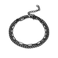 Stainless Steel Chain Bracelets, 316 Stainless Steel, fashion jewelry 45mm [