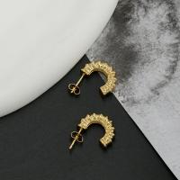 Boucles d'oreilles en acier titane, bijoux de mode, Vendu par paire