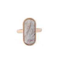 Anillo de Ágata, aleación de zinc, con Ágata, Joyería & para mujer, diámetro interior:aproximado 17mm, Vendido por UD