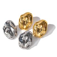 Edelstahl Stud Ohrring, 304 Edelstahl, plattiert, Modeschmuck, keine, 22.4x29.6mm, verkauft von Paar