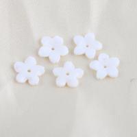 Natural White Shell Beads, Flower, DIY, white 