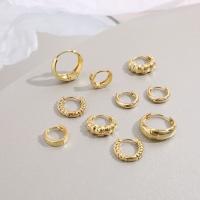 Zinc Alloy Huggie Hoop Earring, 5 pieces & fashion jewelry & for woman 