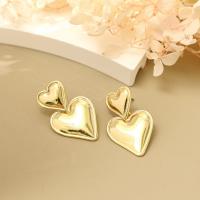 Zinc Alloy Drop Earring, Heart, plated, fashion jewelry & for woman 