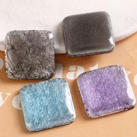 Hair Barrette Finding, Resin, Square, DIY 30mm 