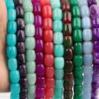 Single Gemstone Beads, Chalcedony, polished, DIY Approx 31.5 cm, Approx 