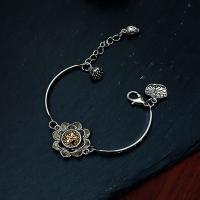 Fashion Zinc Alloy Bracelets, with 5cm extender chain, silver color plated, fashion jewelry & for woman Approx 11 cm 