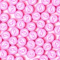 Kristall Türkis Armreifen, Polymer Ton, flache Runde, DIY, Rosa, 10mm, ca. 1000PCs/Tasche, verkauft von Tasche