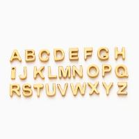 Edelstahl Perlen, 304 Edelstahl, Alphabet-Buchstabe, Vakuum-Ionen-Beschichtung, DIY & verschiedene Stile für Wahl, keine, Bohrung:ca. 1.8mm, 1PCs/Tasche, verkauft von Tasche