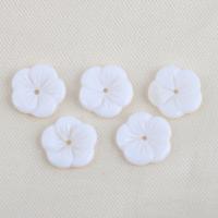 Natural White Shell Beads, Flower, DIY, white 