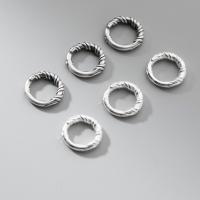 925 Sterling Silber Zwischenperlen, poliert, DIY, keine, 9.5mm, verkauft von PC