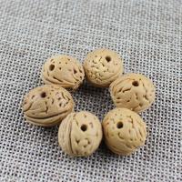 Perles en bois d'origine, Peach Pit, DIY Vendu par PC