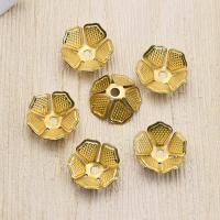 Brass Bead Cap, Flower, DIY, original color Approx 