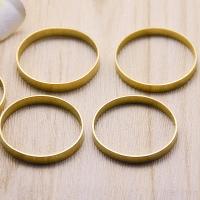 Messing Verknüpfung Ring, Kreisring, DIY, originale Farbe, 35x0.8mm, ca. 100PCs/Tasche, verkauft von Tasche