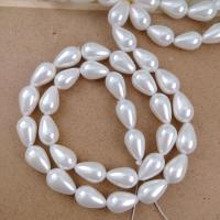 Peties perles de la mer du sud, Shell Pearl, larme, DIY & normes différentes pour le choix, blanc Environ 38 cm, Vendu par brin