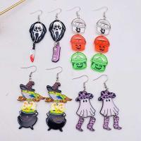 Acrylic Drop Earring, handmade, Halloween Design & fashion jewelry & for woman 