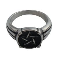 Edelstahl Fingerring, 304 Edelstahl, Modeschmuck & unisex & verschiedene Größen vorhanden, ring thickness 13.5, verkauft von PC