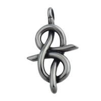 Edelstahl Anhänger, 304 Edelstahl, Modeschmuck & unisex, 44x23mm, Bohrung:ca. 4.5mm, verkauft von PC