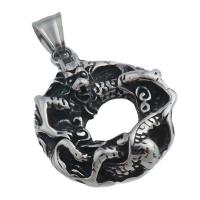 Edelstahl Anhänger, 304 Edelstahl, Modeschmuck & unisex, 45x29.5mm, Bohrung:ca. 5.5*8mm, verkauft von PC