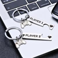 304ステンレススチール キークラスプ, ファッションジュエリー, 無色, Key ring mm,Pendant x50mm, 売り手 ペア