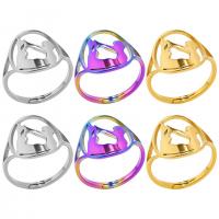 Edelstahl Fingerring, 304 Edelstahl, Vakuum-Ionen-Beschichtung, Modeschmuck & unisex & hohl, keine, Größe:8, verkauft von PC