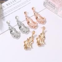 Zinc Alloy Drop Earring, plated, fashion jewelry & for woman 