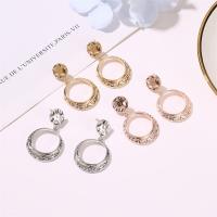 Zinc Alloy Drop Earring, plated, fashion jewelry & for woman 