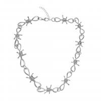 Collier en alliage de zinc, avec 1.97inch chaînes de rallonge, bijoux de mode & pour homme Environ 19.29 pouce, Vendu par brin