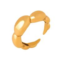 Anillo de dedo de acero Titanium de, Partículas de acero, Recubrimiento iónico al vacío, Joyería & para mujer, más colores para la opción, ring width7.2mm, tamaño:7, Vendido por UD